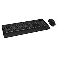 Ensemble clavier et souris sans fil Microsoft Wireless Desktop 3050 - noir