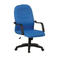 Artrich BL2000MB Fabric Medium Back Chair Blue