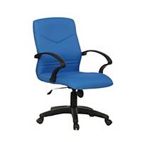 Artrich BL2102LB Fabric Low Back Chair Blue