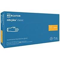 Mercator® nitrylex® classic Disposable Nitrile Gloves XS, 100 Pieces