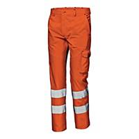 Spodnie ostrzegawcze SIR SAFETY SYSTEM Mistral, pomarańczowe, rozmiar 52