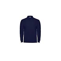 ROLY PO6635 L/SLEEVE POLO NAVY BLUE L