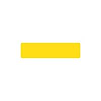 Pack de 10 etiquetas adesivas para chão Tarifold - formato tira - amarelo