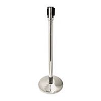 Stainless Steel Control Post with Red Strap