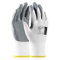 Ardon® Nitrax Basic Mehrzweckhandschuhe Handschuhe, Größe 9, Weiß, 12 Paar