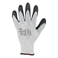 Ardon® Dick Basic Multipurpose Gloves, Size 10, Grey, 12 Pairs