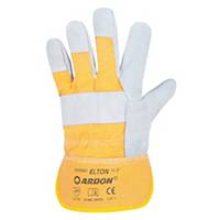 Ardon® Elton Combinated Gloves, Size 10, Yellow, 12 Pairs