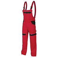 Nohavice s náprsenkou Ardon® Cool Trend, veľkosť 52, červené