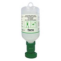 Botella con solución lavaojos FARU de 500 ml