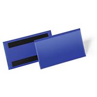 Durable magnetische Etikettentasche 150 x 67 mm, 50 Stück /Packung