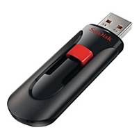 Sandisk Cruzer glide USB-stick 2.0, 16 GB, zwart
