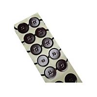 Brown Button & String Fastener - Pack of 50