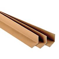 Pallethoeken in bruin karton, 35 mm x 120 cm, pak van 25 beschermhoeken