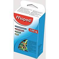 MAPED RUBBER BANDS 100G ASSORTED