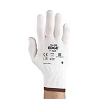 Textilní rukavice Ansell Edge® 76-200, velikost 10, bílé, 12 párů
