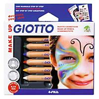 Pack de 6 lápis de maquilhagem GIOTTO cores sortidas