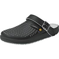 Work shoes ABEBA rubber 5310, OB/A/FO,SRC, size 36, black, pair