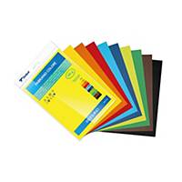 Pack de 10 cartulina SADIPAL SIRIO A4 170g/m2 colores surtidos