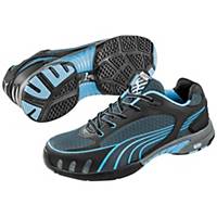 Chaussures de sécurité Puma Fuse Motion, S1/HRO/SRC, taille 36, noir/bleu, paire