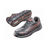 Safety shoes Puma Daytona, S3/HRO/SRC, size 40, black/red, pair