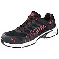 Safety shoes Puma Fuse Motion, S1P/HRO/SRC, size 41, black/red, pair