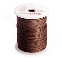 Cordón de algodón fino Innspiro - 1 mm x 1 m - marrón