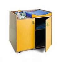 Mueble cambiador Mobeduc - 900x960x700mm - amarillo