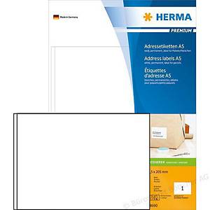 Étiquettes transparentes résistantes aux intempéries A4 - 210 x 297 mm  HERMA 4375