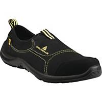Delta Plus Miami Slip On Black Safety Shoe Size 4 - S1P SRC