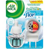 Difusor ambientador elétrico com recarga Air Wick - 19 ml - aroma floral