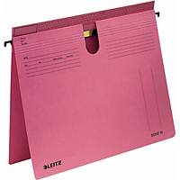 Dossier suspendus, LEITZ 1814, A4, carton manille 250gm2, rouge,emb.de 50 pièces