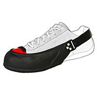 Couvre-chaussures embout en alu/titane Tiger-Grip, pointure 39-43, noir/rouge