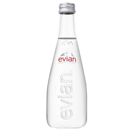 Bouteille sans étiquette - Evian