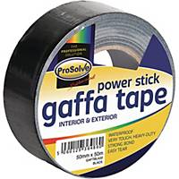 Roll Gaffa Duct  Cloth Waterproof Tape Black