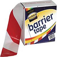 Roll Barrier Zebra Tape Redwhite 70mm 100Mtr Non Adhesive