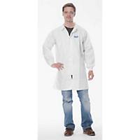 Disposable lab coat, 3M 4440, microporous PE laminate, size S, white