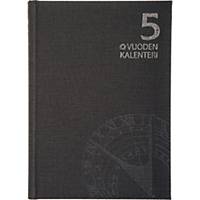 AJASTO 5-YEAR DIARY A5 UNDATED GRY