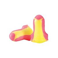 Earplugs Honeywell Laser Lite, 35 dB, package with 400 pieces, yellow/pink