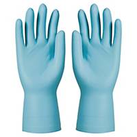 KCL Einwegschutzhandschuhe Dermatril P 743, Nitril, blau, Größe 7, 50 Stück