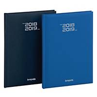 Brepols Venezia notebook A5, 16 mois, assorti bleu et noir