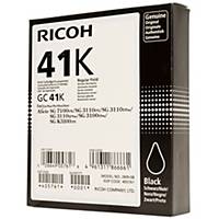 Ricoh 405761 inkt cartridge voor GC-41, zwart