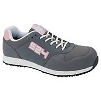 Chaussures de sécurité basses femmes S24 Wallaby S1P - gris/rose - pointure 42