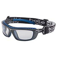 Vollsichtbrille Bollé Baxter BAXPSI, Filtertyp 2C, schwarz/blau, Scheibe klar