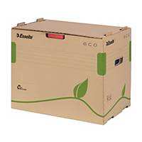 Esselte Eco Archivcontainer für Standardordner, 5 × 75 mm, 10 Stück
