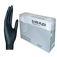 SAFE-FLEX ถุงมือ ไนไตรล์ L ดำ แพ็ค 50 คู่