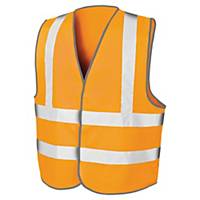 Gilet de sécurité haute visibilité Result Motorway - orange fluo - taille L/XL