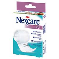 Pansement sur rouleau Nexcare™ Soft, bande blanche flexible, blanc, 1 rouleau