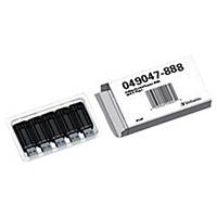 USB-nøgle 2.0 Verbatim Pinstripe Flash Memory Stick, 32 GB, sort, 5 stk.