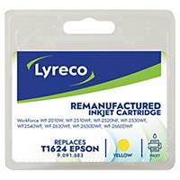 Cartuccia inkjet Lyreco compatibile con Epson T1624 451E016204 165 pag giallo