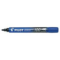 Permanent marker Pilot SCA 100, rund, blå